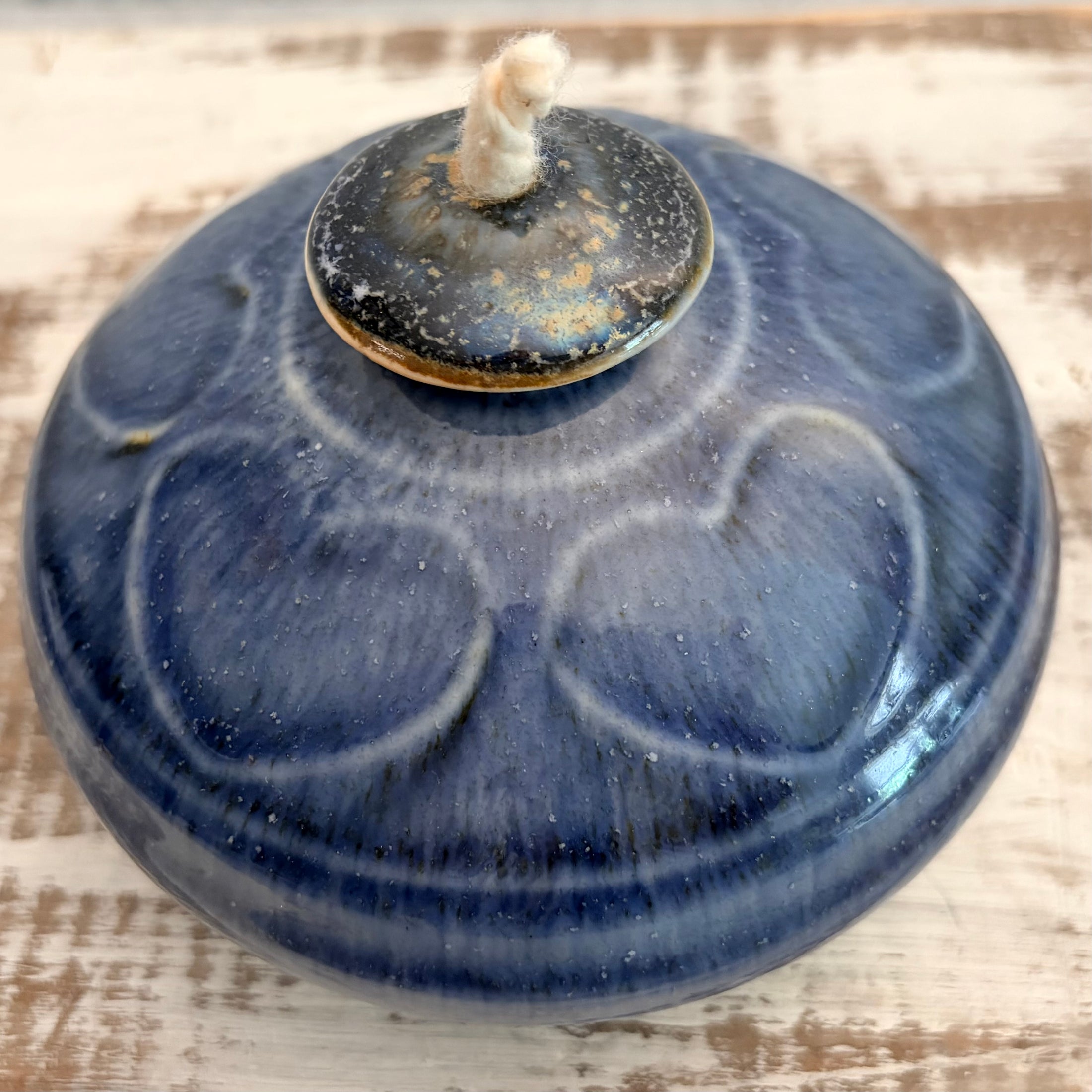 Studio Stone Soldier Pottery Oil Lamp Jacksonville VT