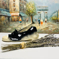 Load image into Gallery viewer, Mid Century Modern Ceramic Terrier with Watering Bowl
