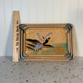 Load image into Gallery viewer, Vintage Japanese Mid Century Modern Hand Painted Pheasant Nesting Trays
