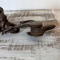 Load image into Gallery viewer, Vintage Double Pulley Barn Block & Tackle & Swivel Hook w/  Gear Locking Mechanism
