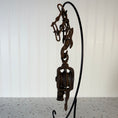Load image into Gallery viewer, Vintage Double Pulley Fence Stretcher Block & Tackle & Swivel Hook w/ Gear Lock Mechanism
