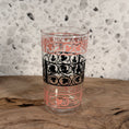 Load image into Gallery viewer, Mid Century Modern Anchor Hocking Tumblers in Ivy Scroll Pattern - Set of 4
