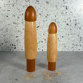 Load image into Gallery viewer, Vintage Shozan Shido Kokeshi dolls - Yukinko Snow Child - Set of 2
