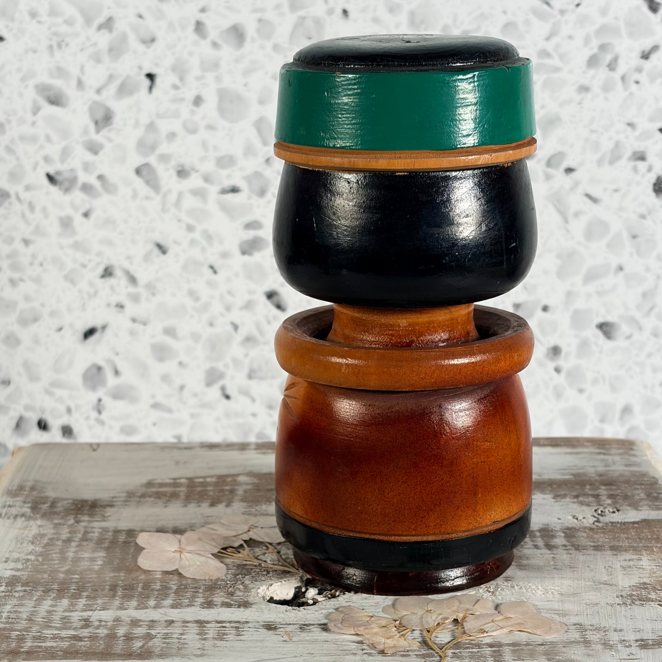 Vintage Japanese Ainu Nipopo Wooden Creative Kokeshi Doll
