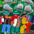 Load image into Gallery viewer, Authentic Tigua Painting - Signed by Ricardo Toaquiza- Featuring Andean/Ecuadorian Life
