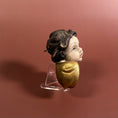 Load image into Gallery viewer, Pair of Mid Century Modern German Baroque Style Wood Carved Cherub Heads
