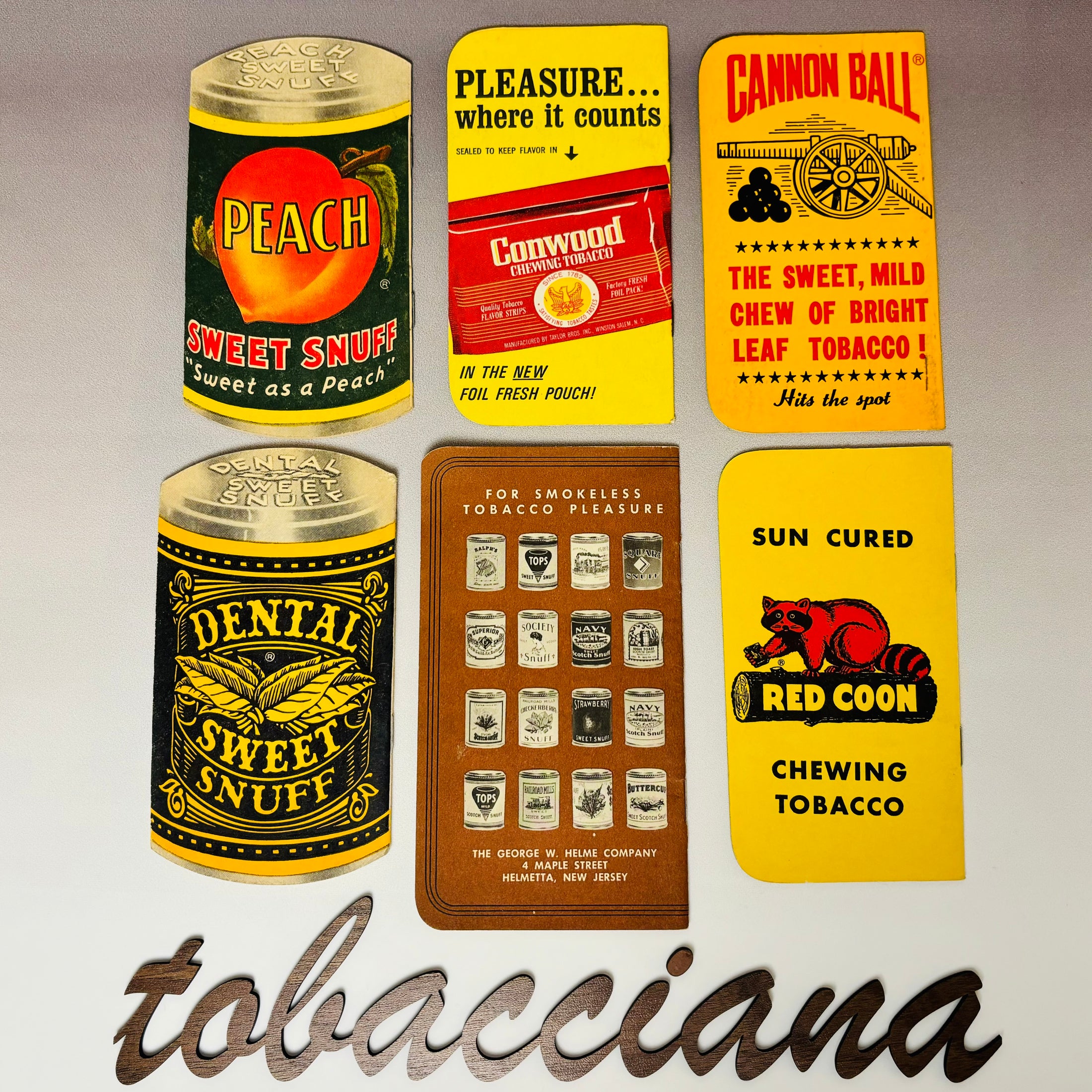 Assortment of 6 Vintage Tobacciana Advertising Booklets