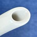 Load image into Gallery viewer, Vintage Mid Century Modern White Ribbed Pitcher w/Lid
