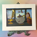 Load image into Gallery viewer, 2002 Vintage Disney Portfolio of 4 Lithographs - Beauty and the Beast
