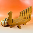 Load image into Gallery viewer, Vintage Handcrafted Wooden Folding Bird 6 Candle Holder
