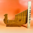 Load image into Gallery viewer, Vintage Handcrafted Wooden Folding Bird 6 Candle Holder
