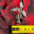 Load image into Gallery viewer, Vintage 1960's Taxco Mid Century Modern Sterling Silver Christmas Bells Brooch
