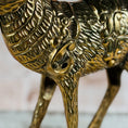 Load image into Gallery viewer, Large Solid Brass Vintage MCM Reindeer
