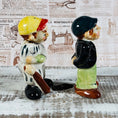 Load image into Gallery viewer, Circa 1940's-50's Set of Baseball Player and Umpire Salt and Pepper Shakers - Original Humor Style
