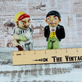 Load image into Gallery viewer, Circa 1940's-50's Set of Baseball Player and Umpire Salt and Pepper Shakers - Original Humor Style
