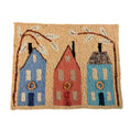Load image into Gallery viewer, Hand Hooked Rug/Wall Hanging - Three Salt Boxes - Signed Nancy Williams
