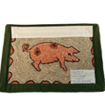 Load image into Gallery viewer, Hand Hooked Rug/Wall Hanging - State Fair Pig - Signed Sharon Richmond
