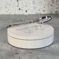 Load and play video in Gallery viewer, Vintage Christophe Albi Silver Plated Metal Magnifying Glass
