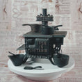 Load and play video in Gallery viewer, Vintage Salesman's Miniature Queen Brand Cast Iron Stove - Circa 1960's

