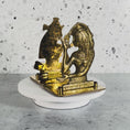 Load and play video in Gallery viewer, Vintage MCM Solid Brass Book Ends Depicting Images of Queen Cleopatra - Set of 2
