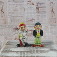 Load and play video in Gallery viewer, Circa 1940's-50's Set of Baseball Player and Umpire Salt and Pepper Shakers - Original Humor Style
