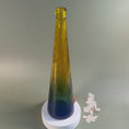 Load and play video in Gallery viewer, Circa 1950's-60's - Spanish Art Glass Corked Decanter with Ombre Effect
