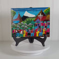 Load and play video in Gallery viewer, Authentic Tigua Painting - Signed by Ricardo Toaquiza- Featuring Andean/Ecuadorian Life
