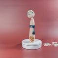 Load and play video in Gallery viewer, Circa 1960's - Vintage Sosaku Kokeshi Doll - Titled Minatsuki (June)
