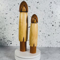 Load and play video in Gallery viewer, Vintage Shozan Shido Kokeshi dolls - Yukinko Snow Child - Set of 2
